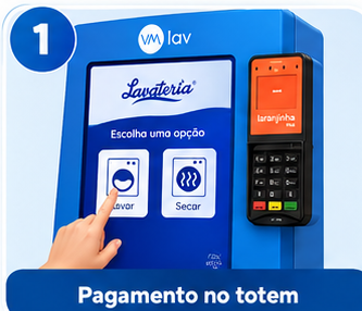 Escolha lavar ou secar